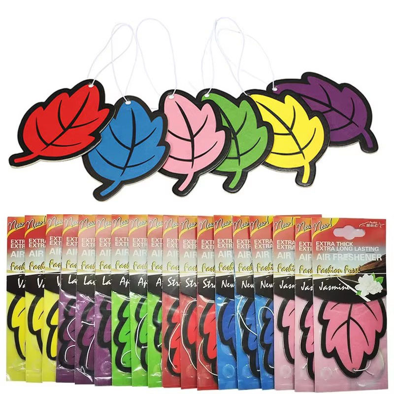 Perfume Fragrance Vanilla - 6/12Pcs Car Air Freshener Natural Scented