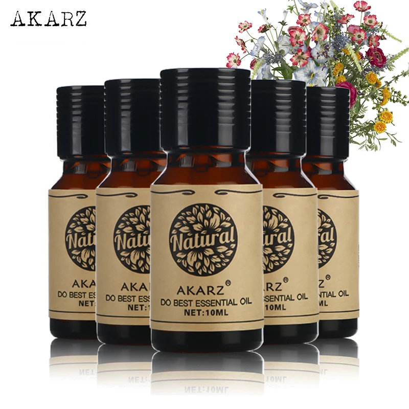 AKARZ Essential Oil Set - Rose - Sandalwood Perfume Oil 评论和价格