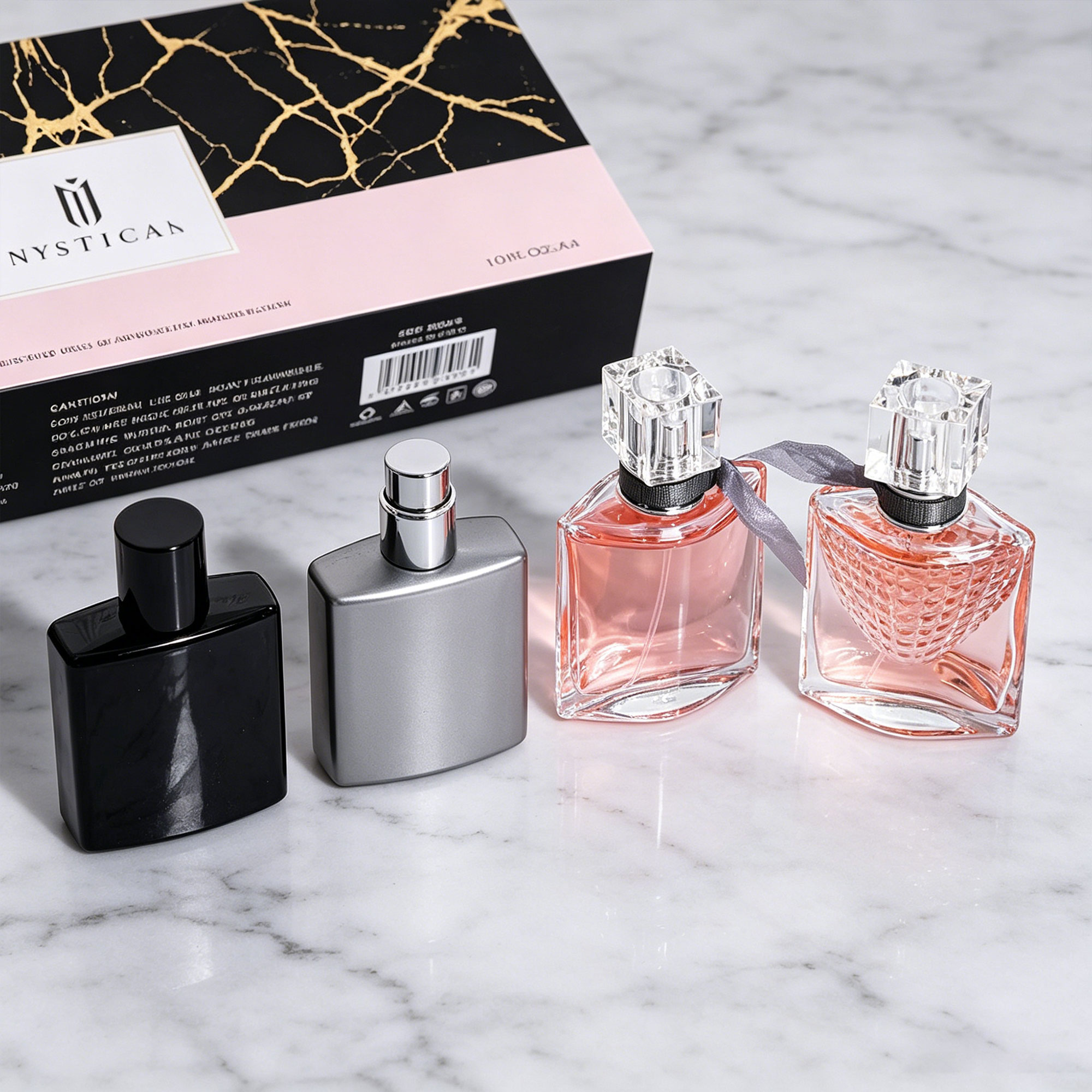 4Pcs Bottles Mixed Perfume Set - Perfume And Fragrance Difference 评论和价格